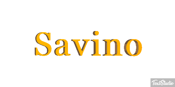 Savino Effetto testo