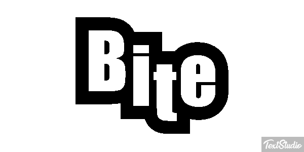 Bite Text effect
