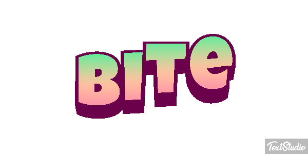 Bite Text effect