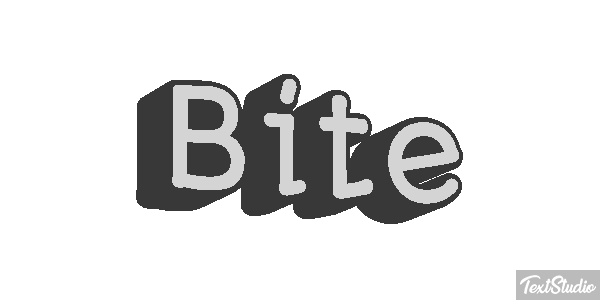 Bite Text effect