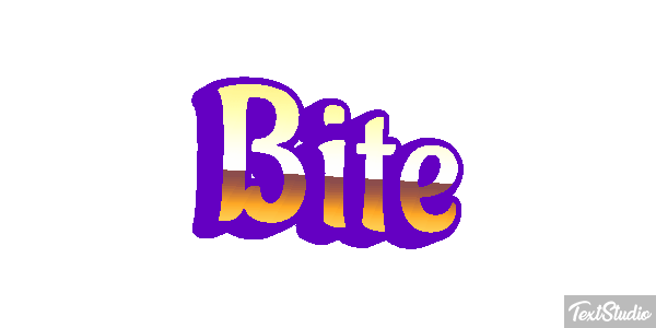 Bite Text effect