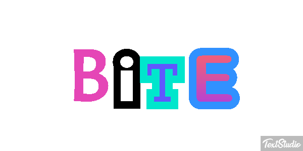 Bite Text effect