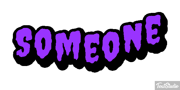 Someone Text effect