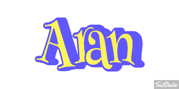 Aran Text effect
