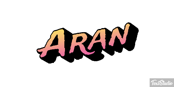 Aran Text effect