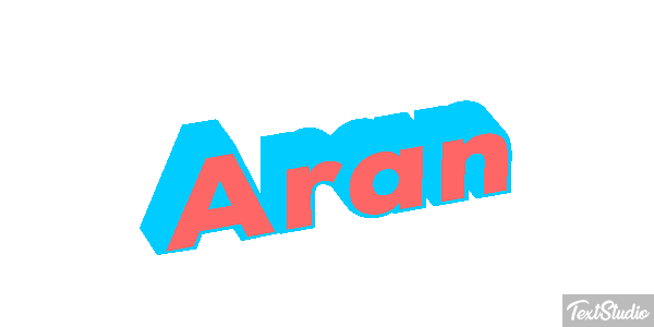 Aran Text effect