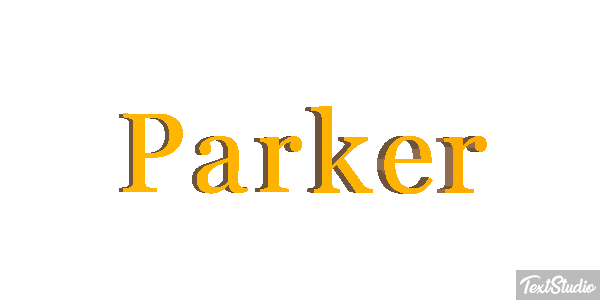 Parker Text effect