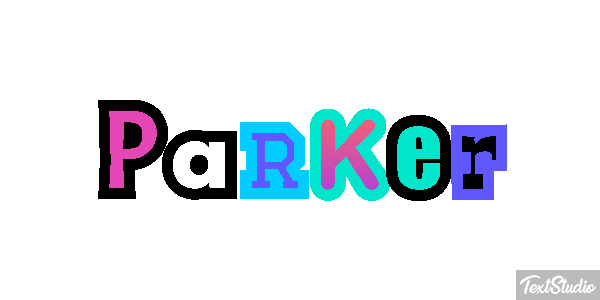 Parker Text effect