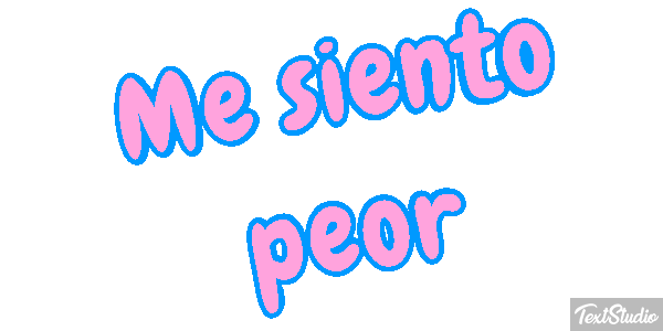 Me siento peor Efecto de texto