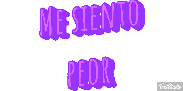 Me siento peor Efecto de texto