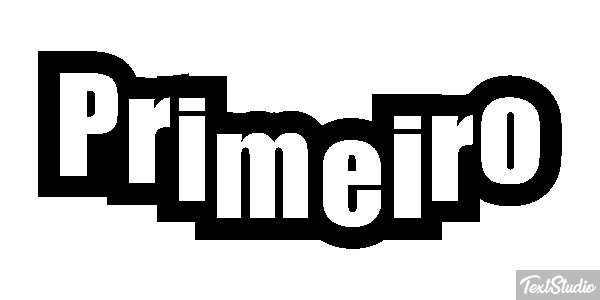 Primeiro Текстовый эффект
