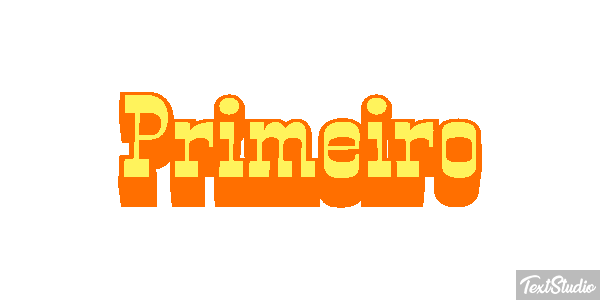 Primeiro Текстовый эффект