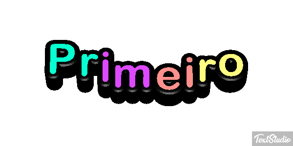 Primeiro Текстовый эффект