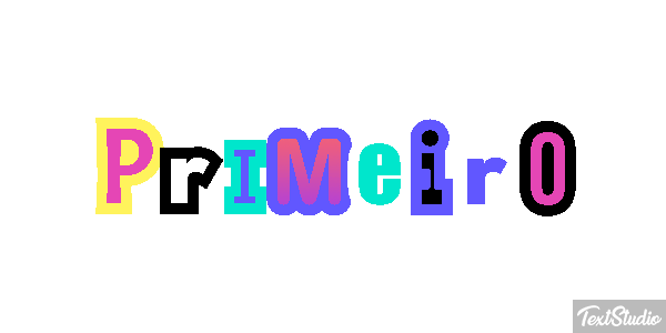 Primeiro Текстовый эффект