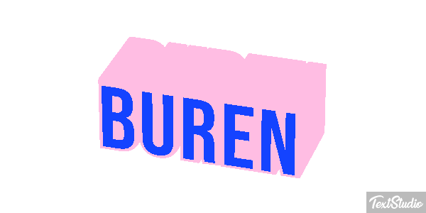Buren Text effect