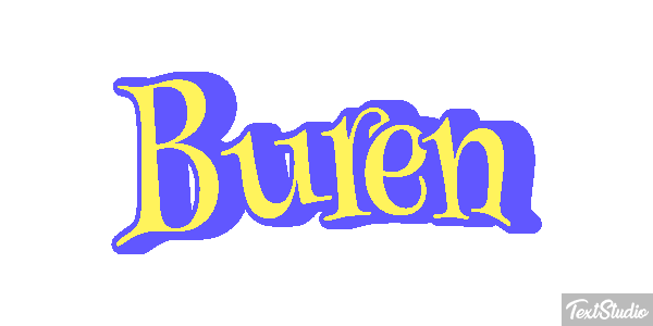 Buren Text effect