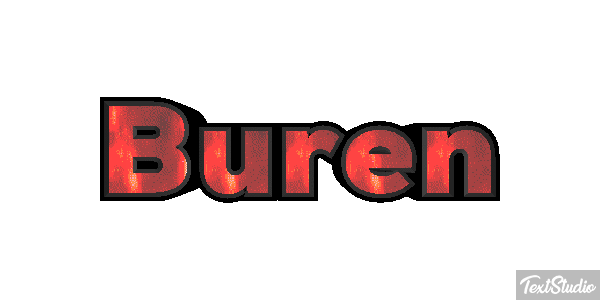 Buren Text effect