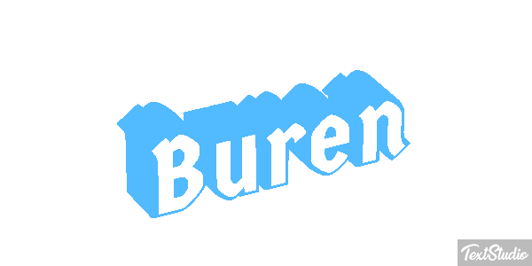 Buren Text effect