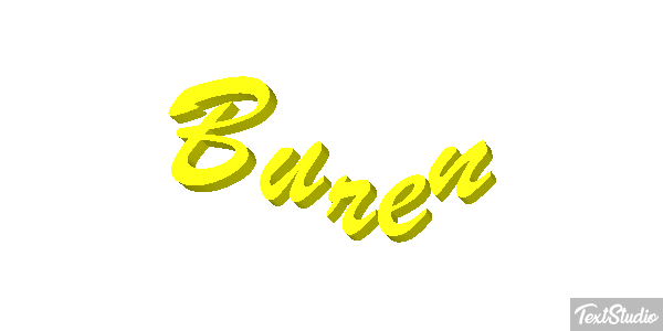 Buren Text effect