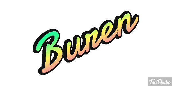 Buren Text effect