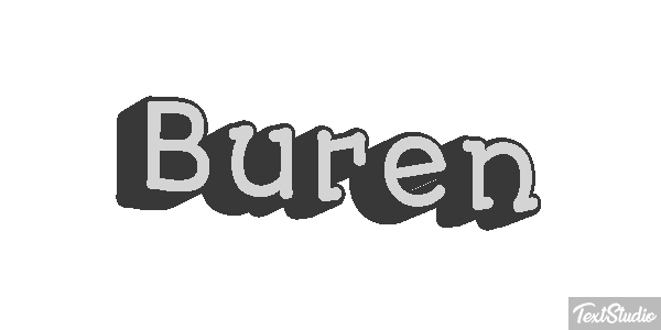 Buren Text effect