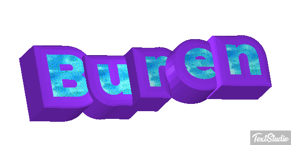 Buren Text effect