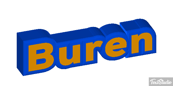 Buren Text effect
