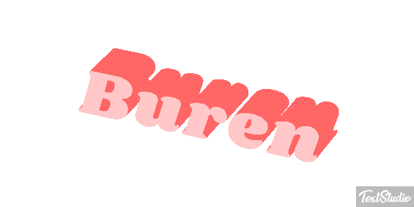 Buren Text effect