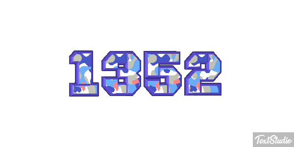 1352 Text effect