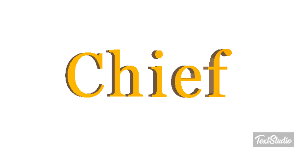 Chief Effetto testo