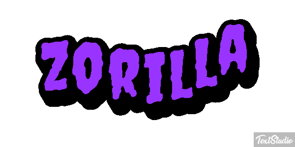 Zorilla Tekst effect
