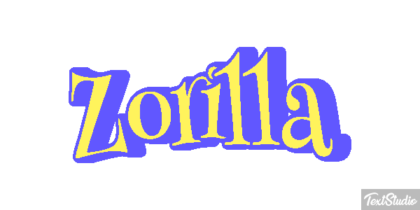 Zorilla Tekst effect