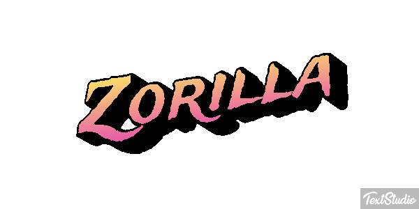 Zorilla Tekst effect