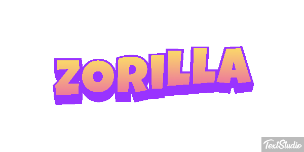 Zorilla Tekst effect