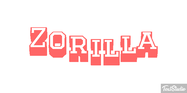 Zorilla Tekst effect