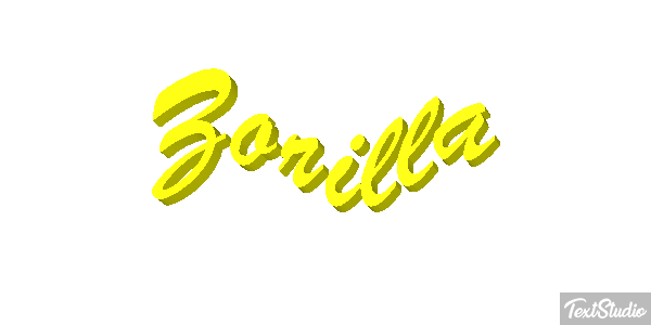 Zorilla Tekst effect