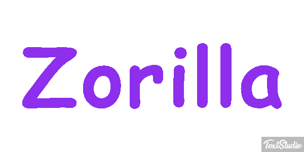 Zorilla Tekst effect