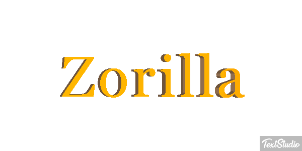 Zorilla Tekst effect