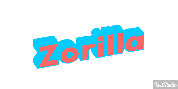 Zorilla Tekst effect