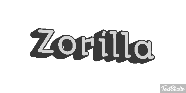 Zorilla Tekst effect