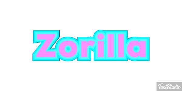 Zorilla Tekst effect