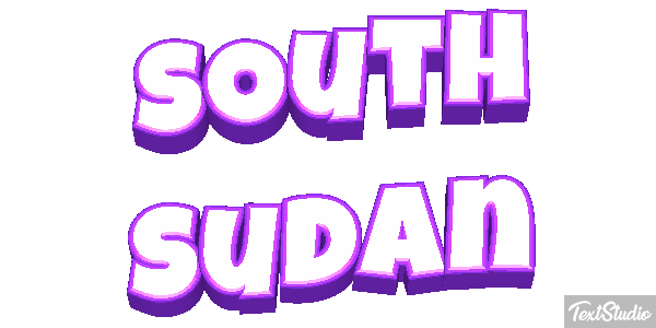 South Sudan Text effect