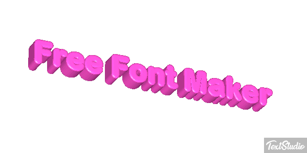 Free Font Maker Metin efekti