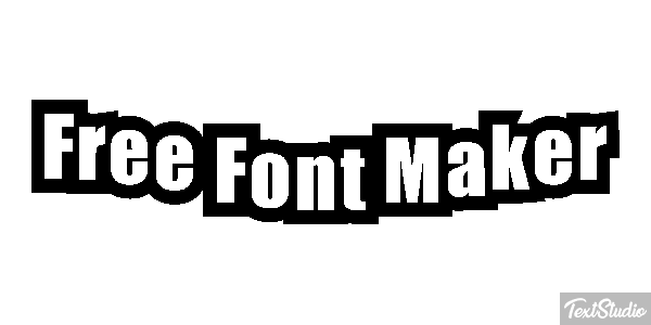 Free Font Maker Metin efekti