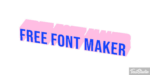 Free Font Maker Metin efekti