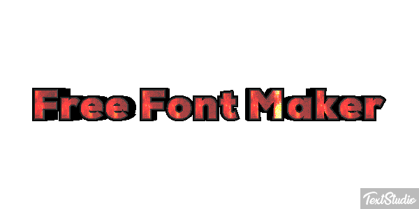 Free Font Maker Metin efekti