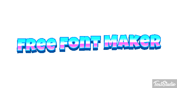 Free Font Maker Metin efekti