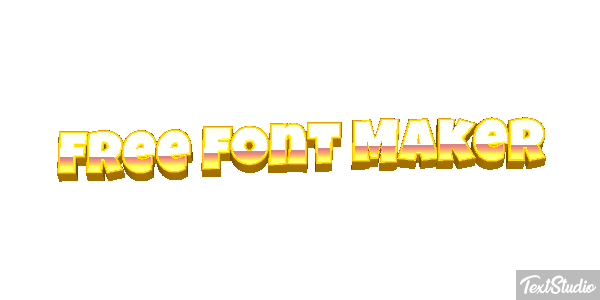 Free Font Maker Metin efekti