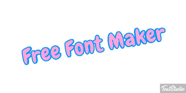 Free Font Maker Metin efekti