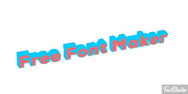 Free Font Maker Metin efekti